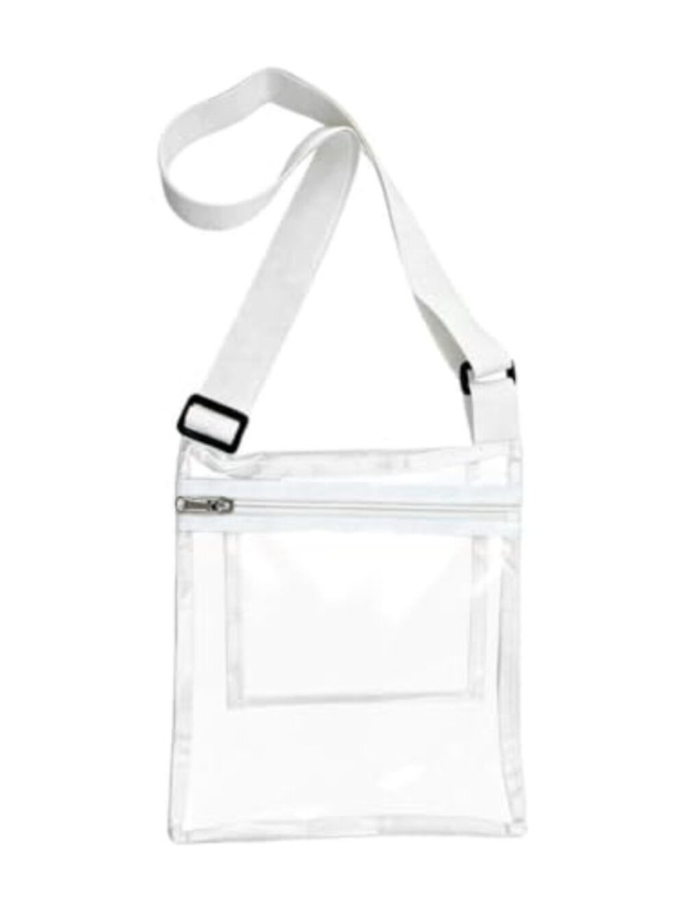 Clear Crossbody Purse Stadium Approved with Inner Pocket